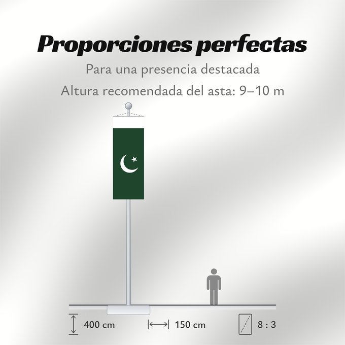 Proporciones de la bandera: Pakistan Pakistan Pakistán Paquistão علم باكستان পাকিস্তানের জাতীয় পতাকা পাকিস্তানর ফিরালহান Pakistano पाकिस्तान का ध्वज ପାକିସ୍ତାନୀ ଝଣ୍ଡା ਪਾਕਿਸਤਾਨ ਦਾ ਕੌਮੀ ਝੰਡਾ د پاکستان بيرغ Флаг Пакистана Pakistana பாக்கித்தான் கொடி Прапор Пакистану پاکستان کا پرچم