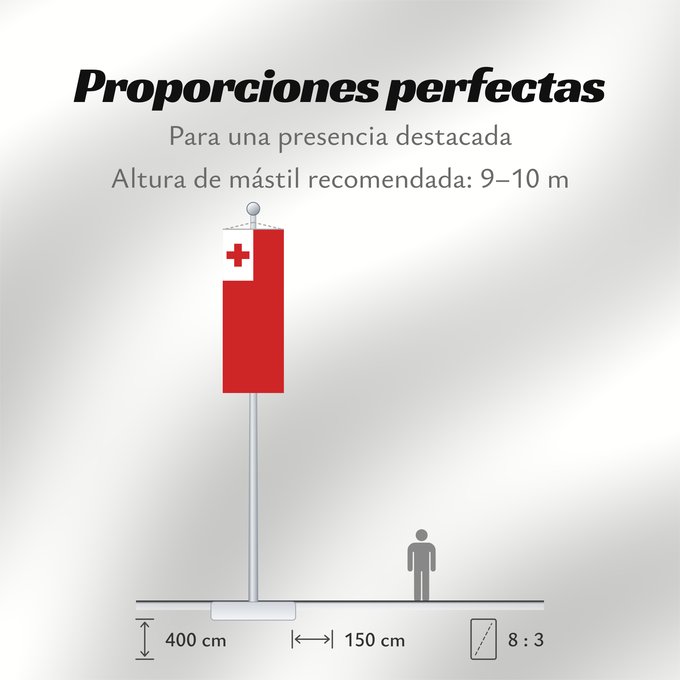 Proporciones de la bandera: Tonga	Thonga	Brattagh ny Tongey	Tonge	Fuka ʻo Tonga