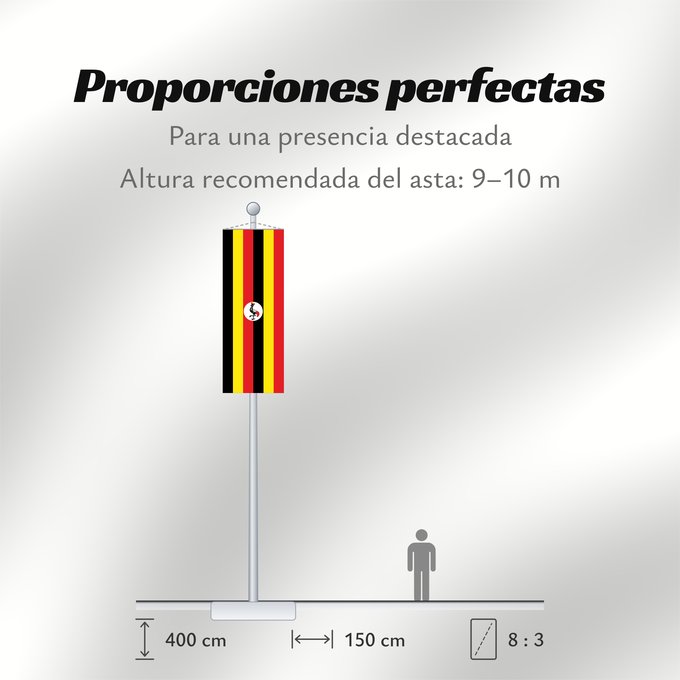 Proporciones de la bandera: Uganda	L Uganda Uganda	Dell Uganda	Ugandy	Ugando	דגל אוגנדה	Ugandos	Ugandei	Ugande	Uganda Uganda