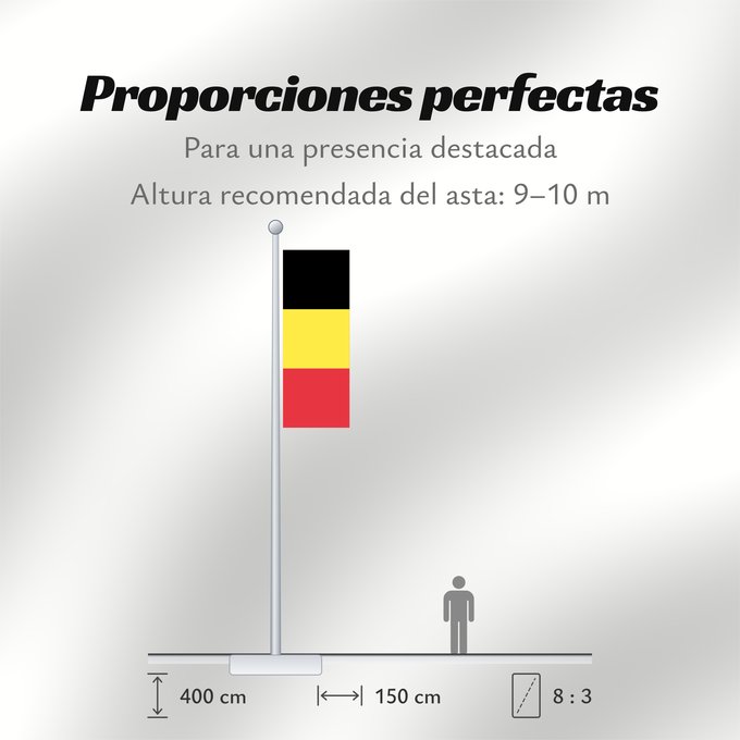 Proporciones de la bandera: Belgium civil The civil ensign and flag of Belgium Belgique Bélgica Belgien Belgio België in de verhouding 2 3, gebruikt als civiele vlag en de facto nationale vlag Belgii Belgiens Civilna zastava Belgije Флаг Бельгии