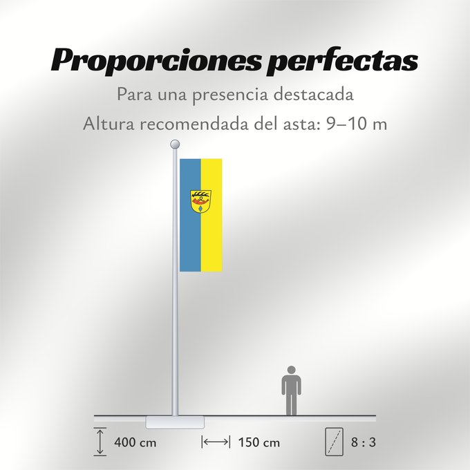 Proporciones de la bandera: Nürtingen (Region Stuttgart)