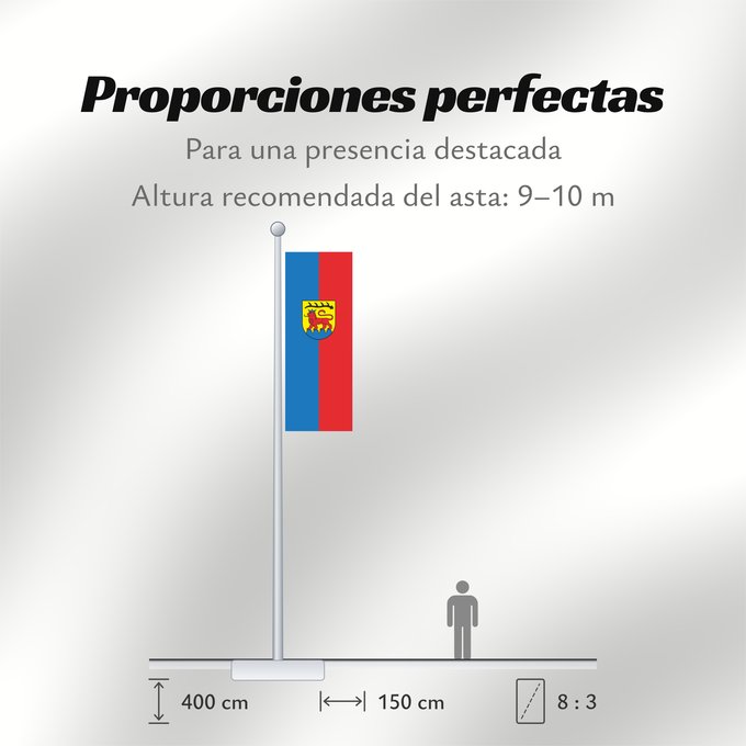 Proporciones de la bandera: Vaihingen an der Enz (Region Stuttgart)