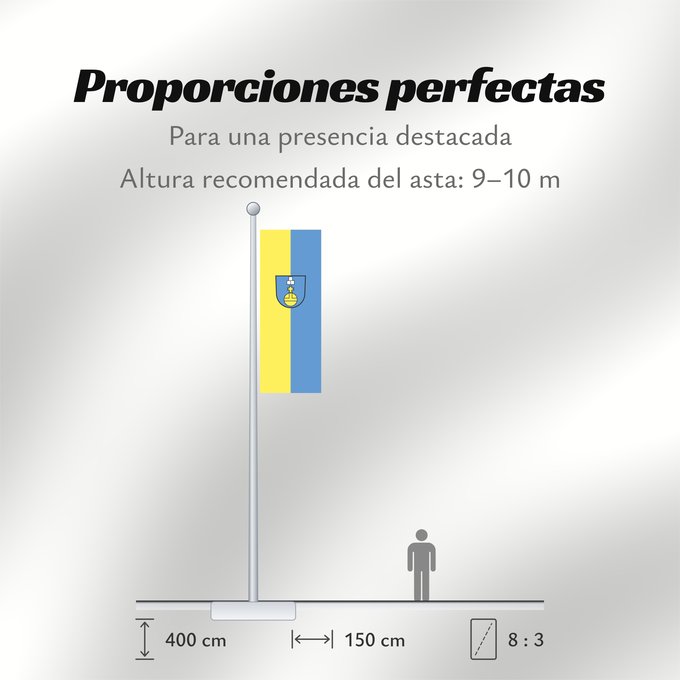 Proporciones de la bandera: Offenau (Nördliches Baden-Württemberg)