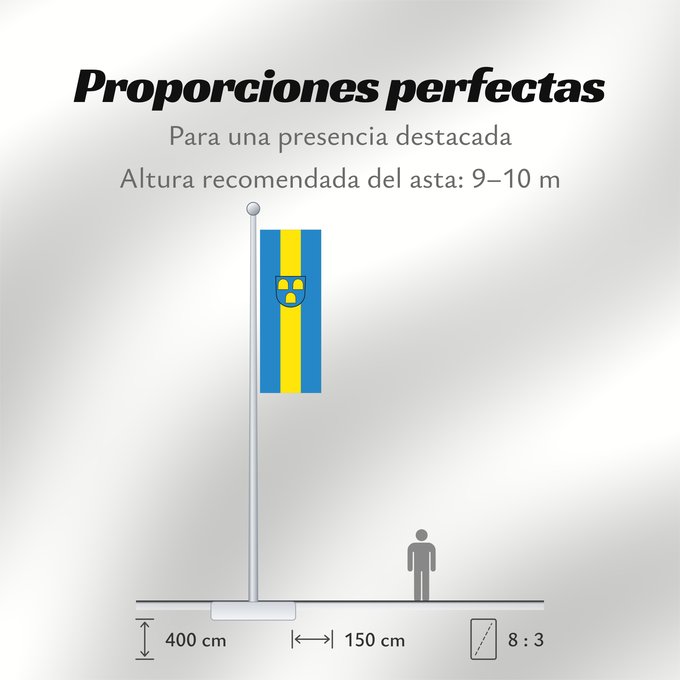 Proporciones de la bandera: Bühl (Nördlicher Schwarzwald)