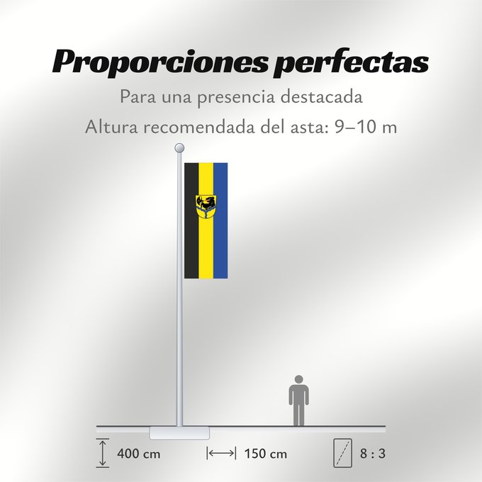 Proporciones de la bandera: Haiming (Inn-Salzach)