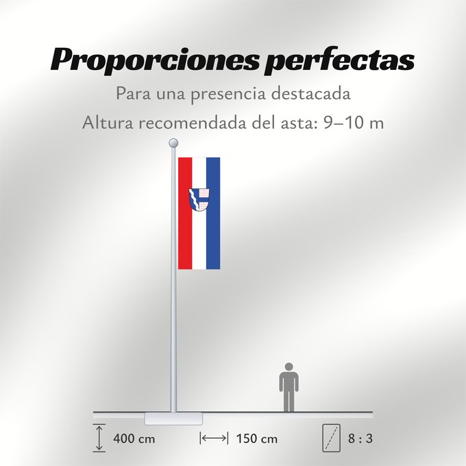 Proporciones de la bandera: Stammham (Inn-Salzach)