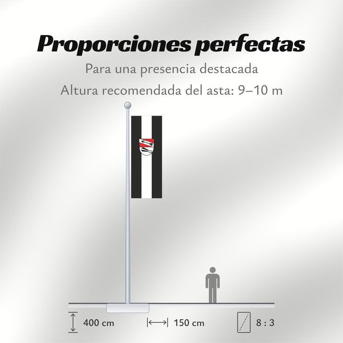 Proporciones de la bandera: Pfaffenhofen a.d.Glonn (Münchener Umland)