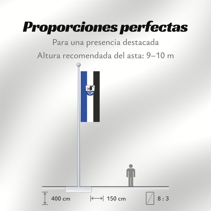 Proporciones de la bandera: Steinhöring (Ebersberger Grünes Land)