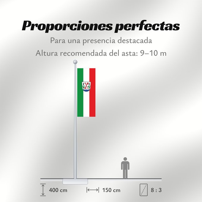 Proporciones de la bandera: Moorenweis (Münchener Umland)
