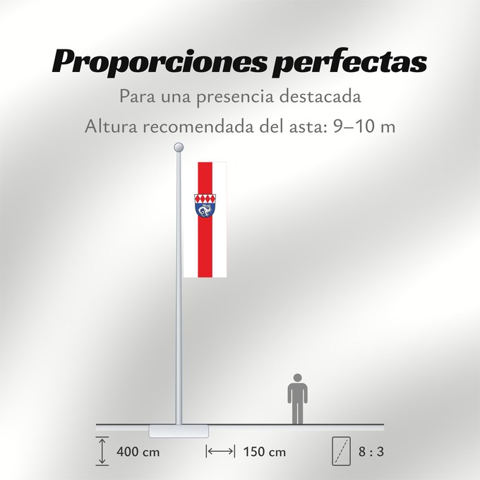 Proporciones de la bandera: Oberschweinbach (Münchener Umland)