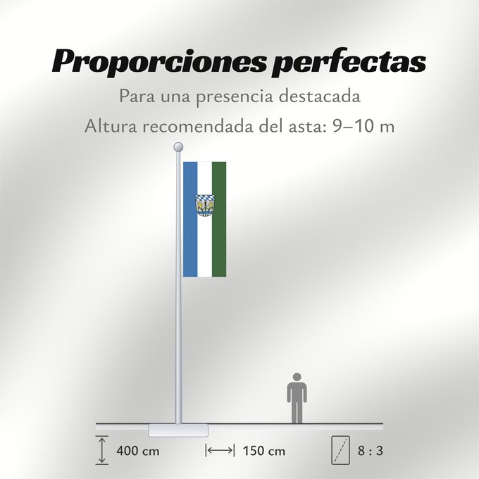 Proporciones de la bandera: Olching, St (Münchener Umland)