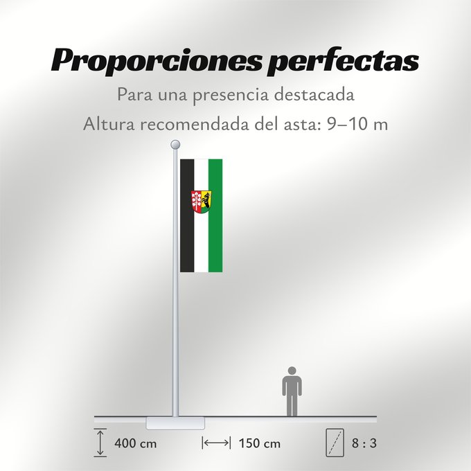 Proporciones de la bandera: Schwifting (Ammersee-Lech)