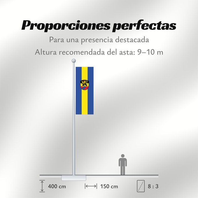 Proporciones de la bandera: Erharting (Inn-Salzach)