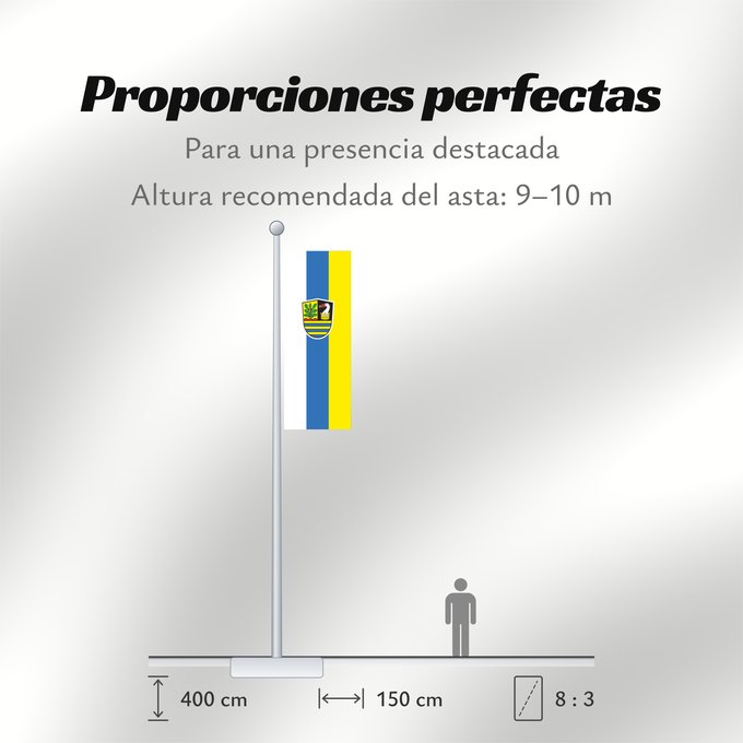 Proporciones de la bandera: Oberhausen (Oberbayerns Städte)