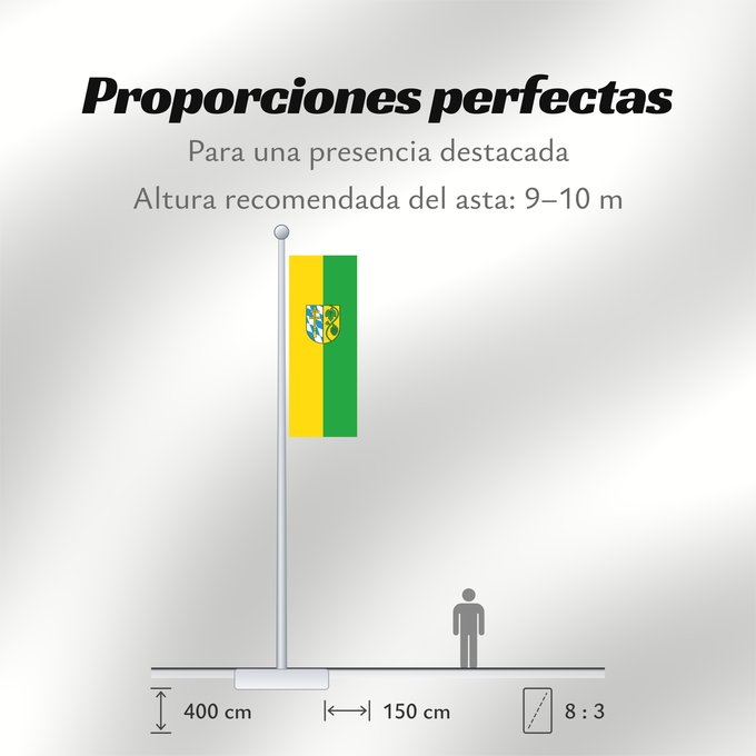 Proporciones de la bandera: Pfaffenhofen a.d.Ilm (Kreis)