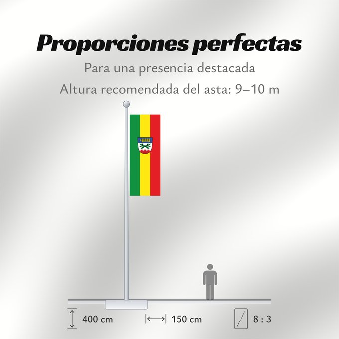 Proporciones de la bandera: Künzing (Bayerisches Golf- und Thermenland)