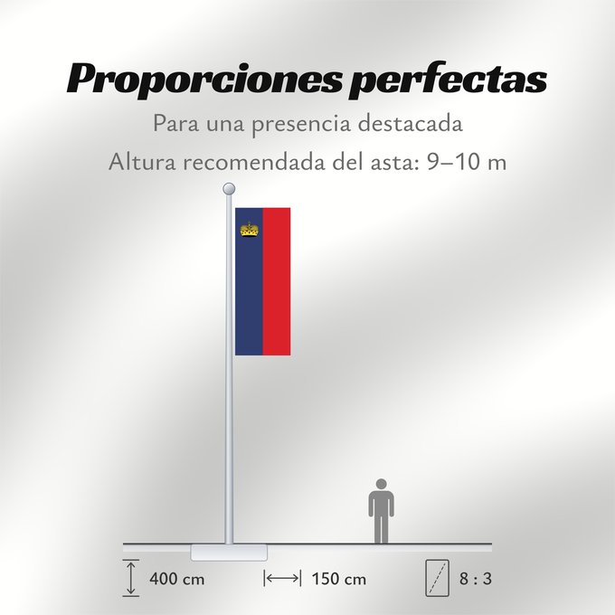 Proporciones de la bandera: Liechtenstein Сцяг Ліхтэнштэйна Liĥtenŝtejno Liechtensteingo bandera Ala Liechtensteinê Dal Liechtenstein Флаг Лихтенштейна Lihtenštajna Прапор Ліхтенштейну