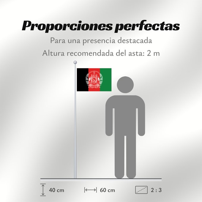 Proporciones de la bandera: Afghanistan  2013–2021	Islamic Republic of Afghanistan	République Islamique d Afghanistan	República Islámica de Afganistán	Islamischen Republik Afghanistan	Afghanistan	República Islâmica do Afeganistão	Afganistanu	علم أفغانستان	Afganistana	ئاڵای ئەفغانستا