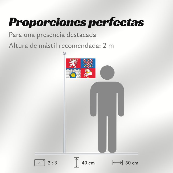 Proporciones de la bandera: Pardubice Region	Région de Pardubice	Región de Pardubice	Region Pardubice	Pardubice Regione