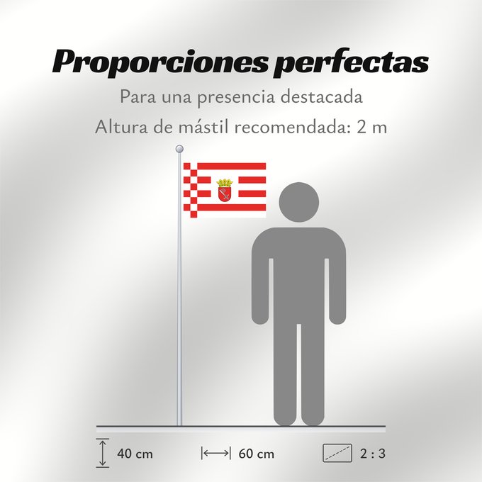 Proporciones de la bandera: Bremen	Brême	Brema