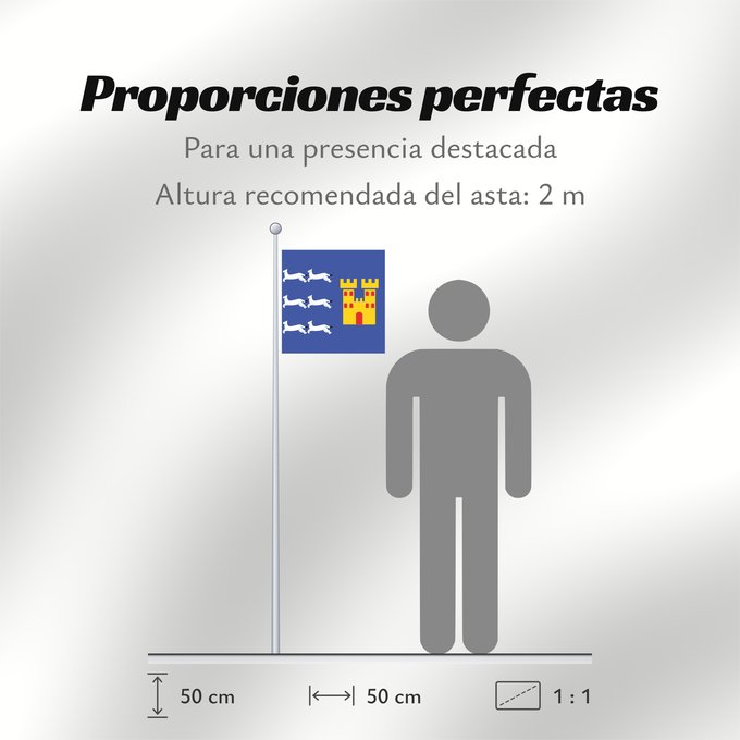 Proporciones de la bandera: Oulun lääni