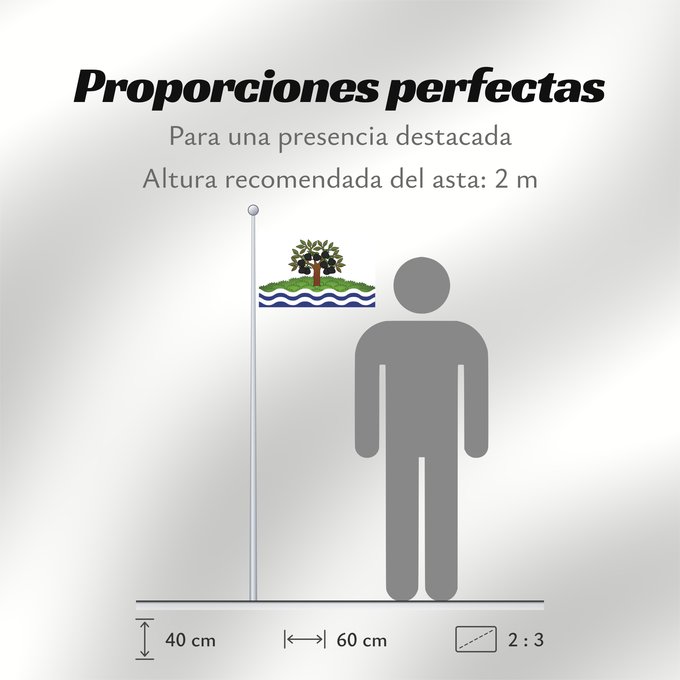 Proporciones de la bandera: Worcestershire