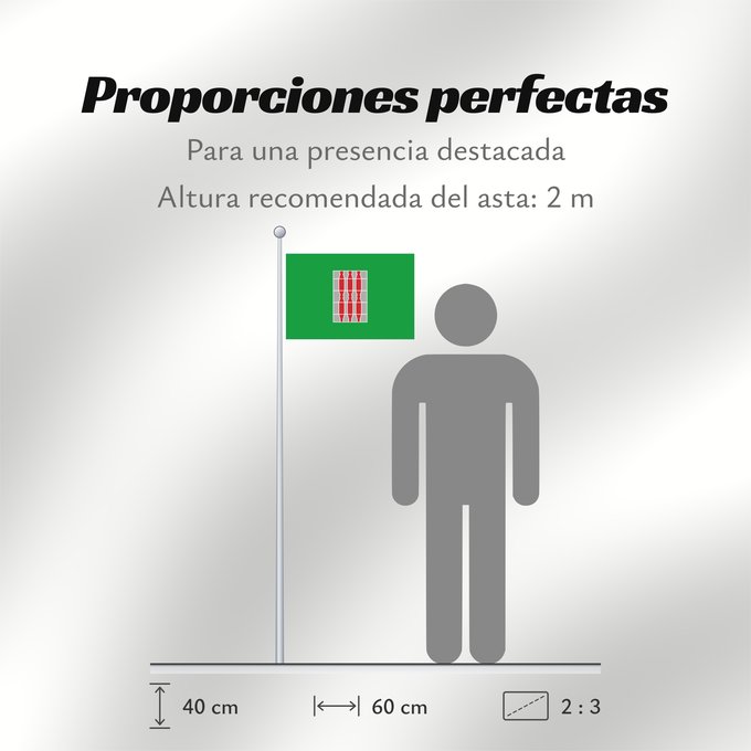 Proporciones de la bandera: Umbria	Italian region Umbria	Région de l'Ombrie	Regione italiana Umbria