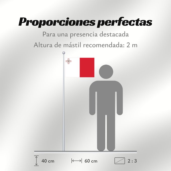 Proporciones de la bandera: Malta	Malte	Сцяг Мальты	Maltas	Ta  Malta	Флаг Мальты	Прапор Мальти