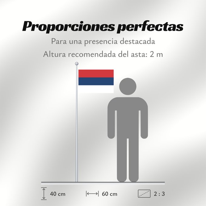 Proporciones de la bandera: Civil Flag of Serbia	Civil flag of Serbia	Serbie	Serbia	Serbien	Гражданско знаме на Сърбия	Народна застава Србије	Narodna zastava Srbije	Nemzeti zászló szerbia	Народный  гражданский  флаг Сербии	Srbská národná vlajka	Kombëtar i Serbisë