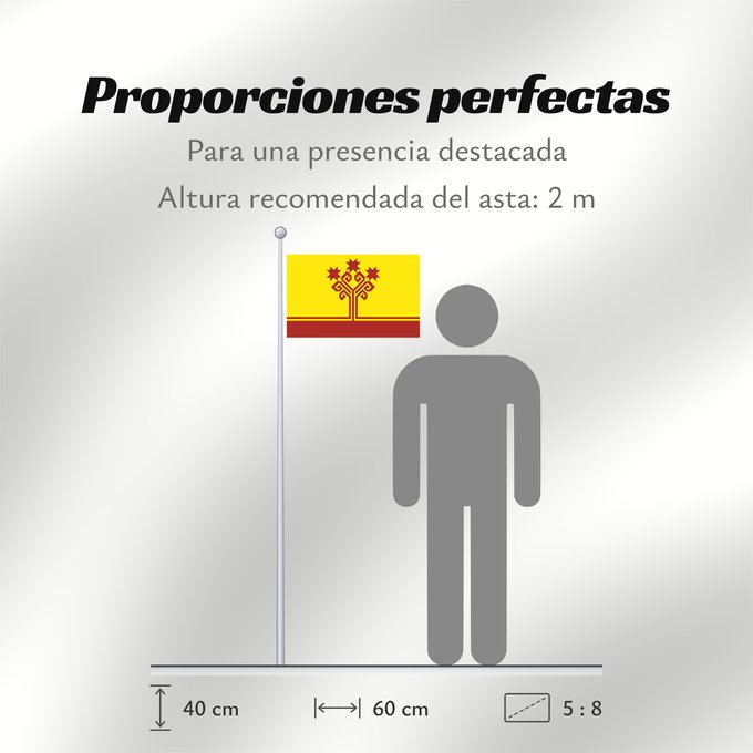 Proporciones de la bandera: Chuvashia Chuvash Republic Chuvash Republik Chuvash Чӑваш Республикин ялавĕ Флаг Чувашской Республики Парчами Ҷумҳурии Чуваш