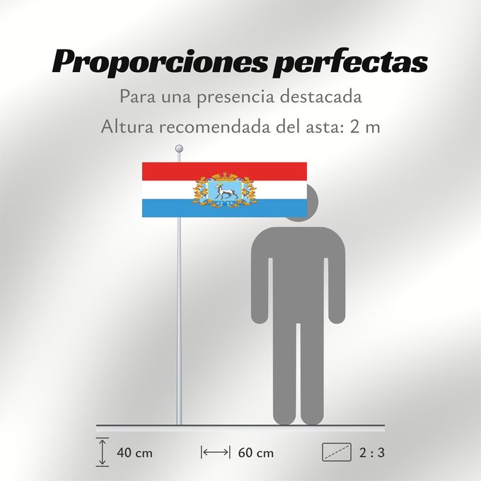 Proporciones de la bandera: Samara Oblast	oblast de Samara	Óblast de Samara	Oblast Samara