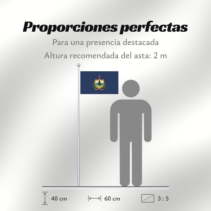 Proporciones de la bandera: Vermont	Vermont 	ᏣᏩᎦ ᎦᏓᏘ	Ka hae Welemoneka	Vermontis	Bimááʼ Hahoodzo bidah naatʼaʼí	Флаг Вермонта	Američke savezne države Vermont