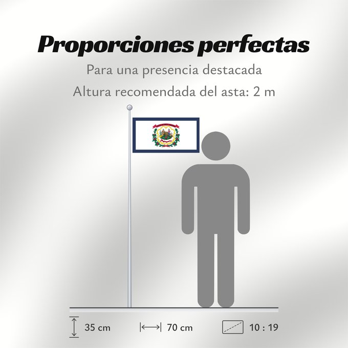 Proporciones de la bandera: West Virginia Virginie-Occidentale Virginia Occidental Virginia Occidentale ᏫᏍᎧᏂᏏᏂ ᎦᏓᏘ Wilikinia Komohana Virginia Occidentalis Eʼeʼaahjí Bijiniyah Hahoodzo bidah naatʼaʼí Wescht Wirschini Флаг Западной Виргинии Застава Западне Вирџиније