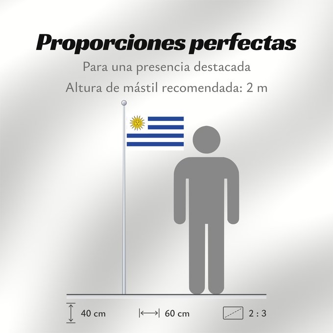 Proporciones de la bandera: Uruguay	L Uruguay	Dell Uruguay	Uruguai	Urugwaju	D Uruguai	علم أوروغواي	D Uruguay	Uruwayi wiphala	L Uruguai	Urugvajo	Uruguaiko bandera	E Uruguai	Poyvi Uruguái	Irigwe	ウルグアイの国旗	Pāmitl Uruguay	Uruwayi unanchan	Флаг Уругвая	Urugvaja	Uruguays