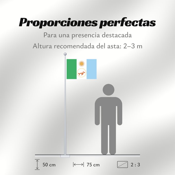 Proporciones de la bandera: Provincia del Chaco Chaco Province, Argentina Province de Chaco Chaco (Provinz) Chaco Provincia