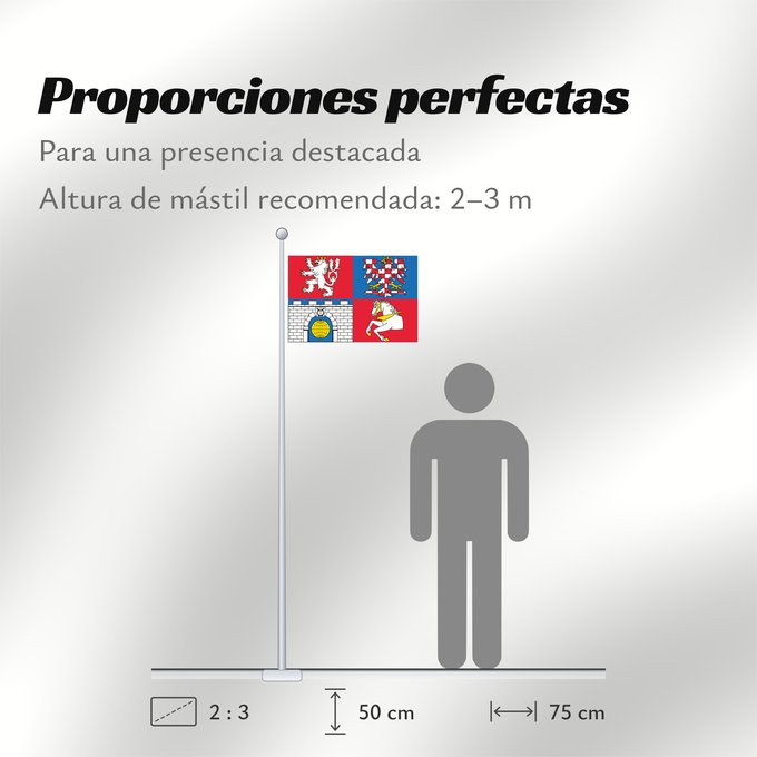 Proporciones de la bandera: Pardubice Region	Région de Pardubice	Región de Pardubice	Region Pardubice	Pardubice Regione