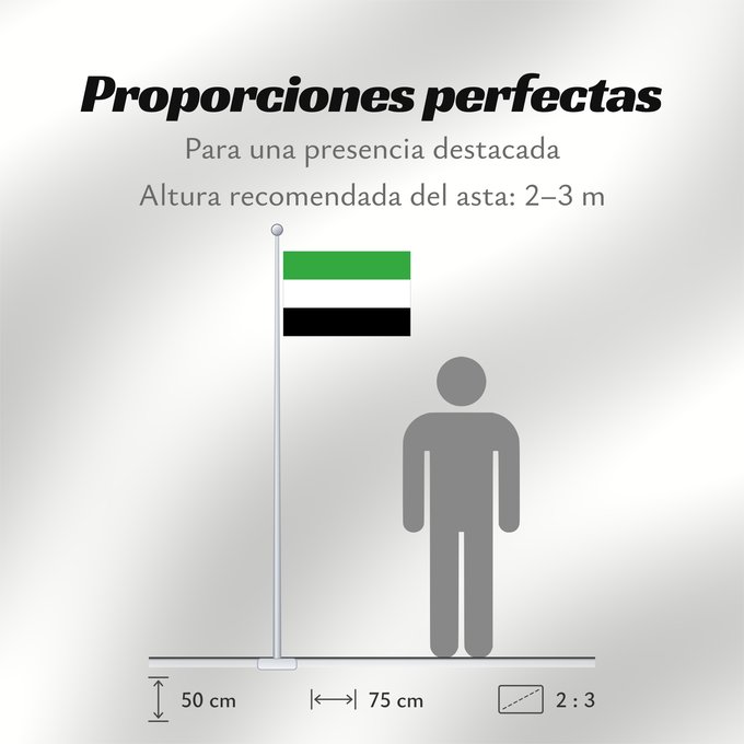 Proporciones de la bandera: Extremadura, Spain	Extremadura	Extrémadure ou Estrémadure	Extremadura 