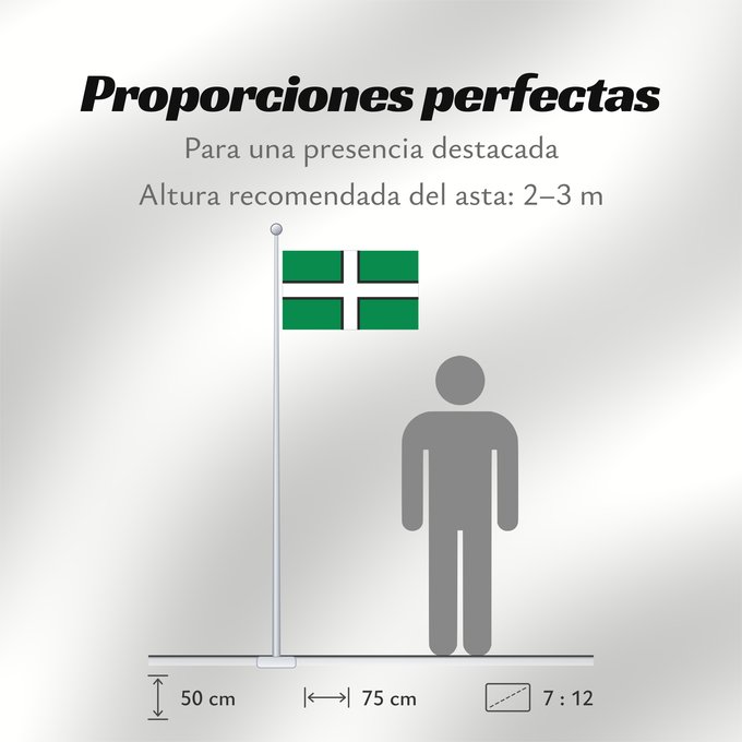 Proporciones de la bandera: Devon	Hrabstwa Devon	Banniel Sant Petroc