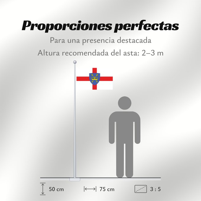 Proporciones de la bandera: Saint Edmund	Suffolk	Saint Edmond