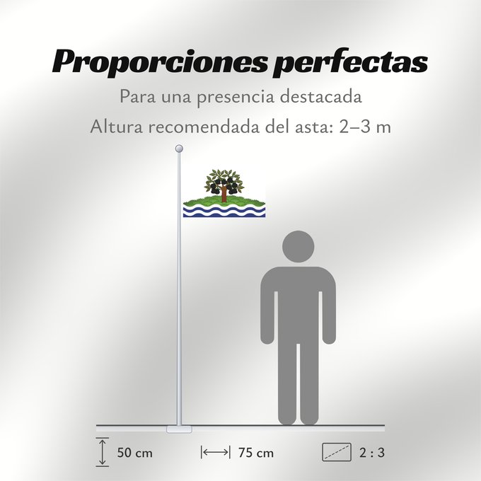 Proporciones de la bandera: Worcestershire