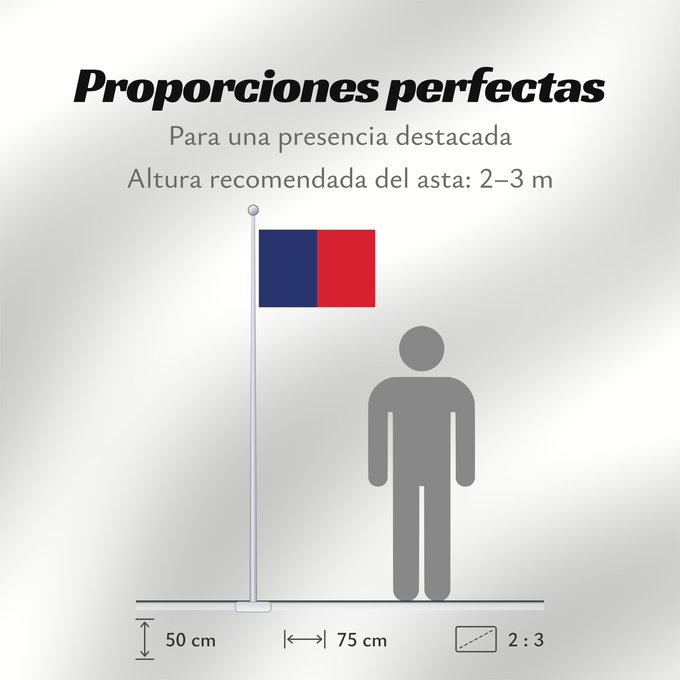Proporciones de la bandera: Cagliari	Bandèra de Castéddu
