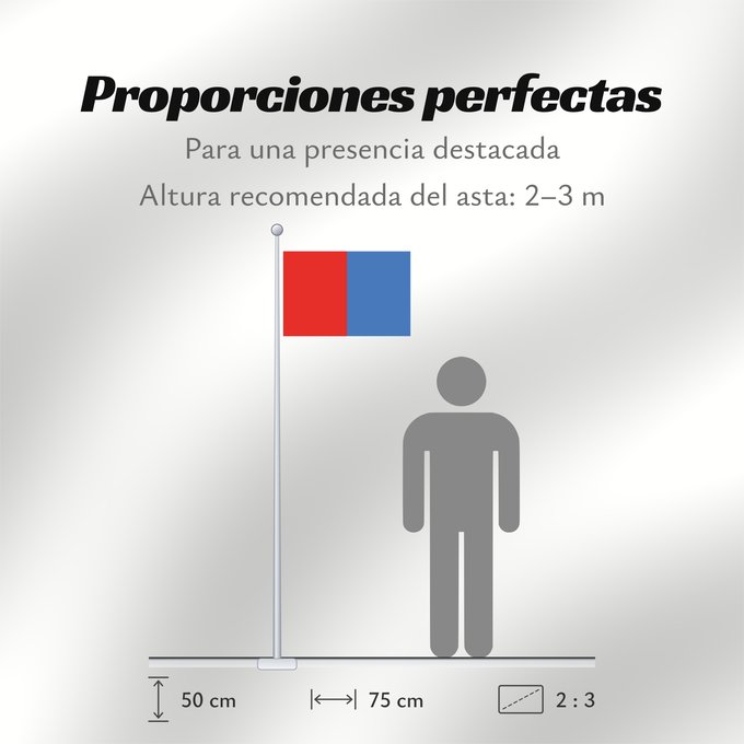 Proporciones de la bandera: Catania	Catane