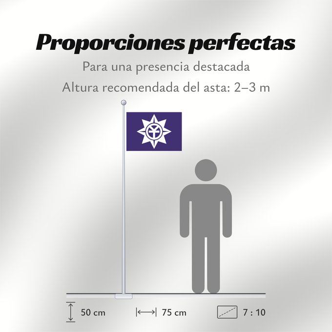 Proporciones de la bandera: Okayama