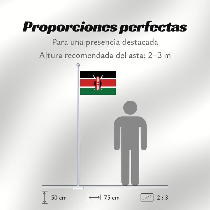Proporciones de la bandera: Kenya	Kenia	Quénia	Kenii	የኬንያ ሰንደቅ ዓላማ	علم كينيا	Keniya	Сцяг Кеніі	কেনিয়ার ফিরালহান	Kenije	Keňská vlajka	Kenyas	Σημαία της Κένυας	Kenja	Kenya lipp	Kenian	דגל קניה	केन्या का ध्वज	ケニアの国旗	კენიის დროშა	케냐의 국기	Kenijos	Знаме на Кенија	Kenyas flagg	Флаг Кении	K