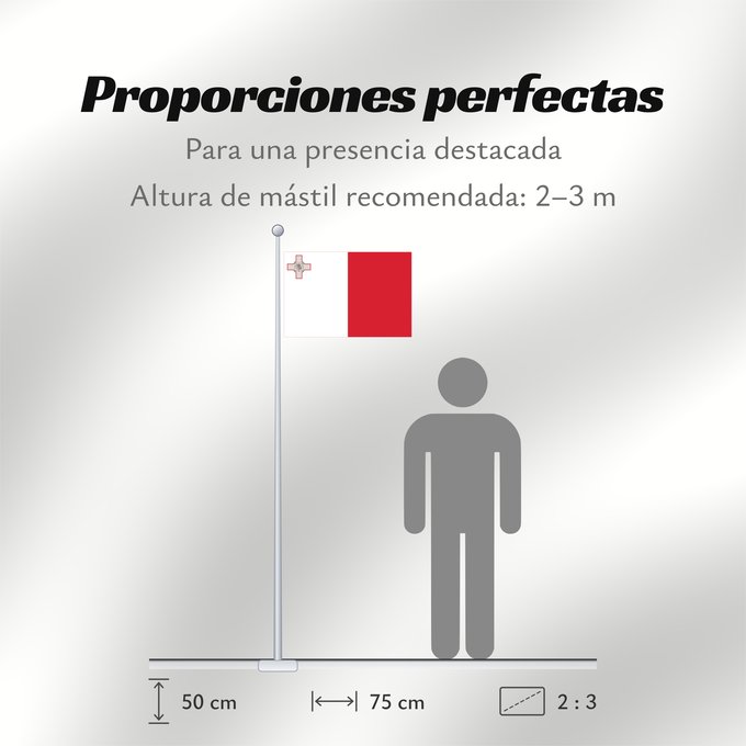 Proporciones de la bandera: Malta	Malte	Сцяг Мальты	Maltas	Ta  Malta	Флаг Мальты	Прапор Мальти
