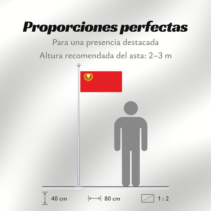 Proporciones de la bandera: Kedah Malaysian state of Kedah. version Kedah