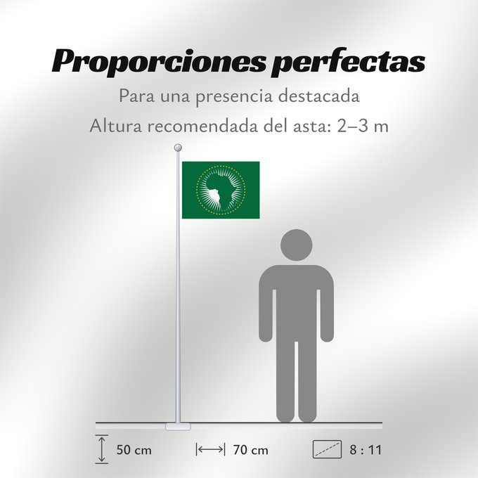 Proporciones de la bandera: African Union