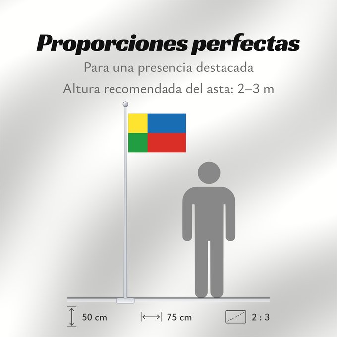 Proporciones de la bandera: Zilinsky vlajka Žilina Region Région de Žilina Región de Žilina Žilina