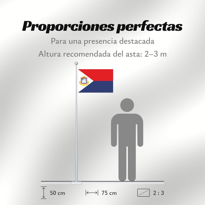 Proporciones de la bandera: Sint Maarten Sint Maarten Kingdom of the Netherlands Saint-Martin