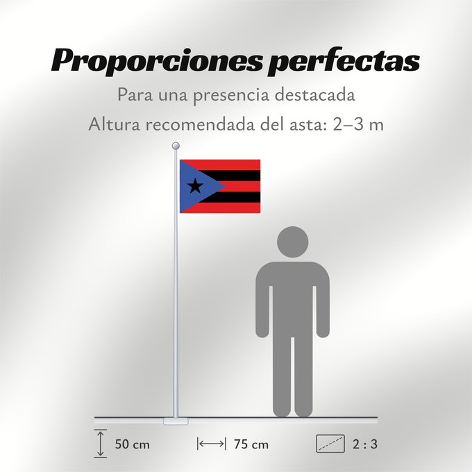 Proporciones de la bandera: Puerto Rico